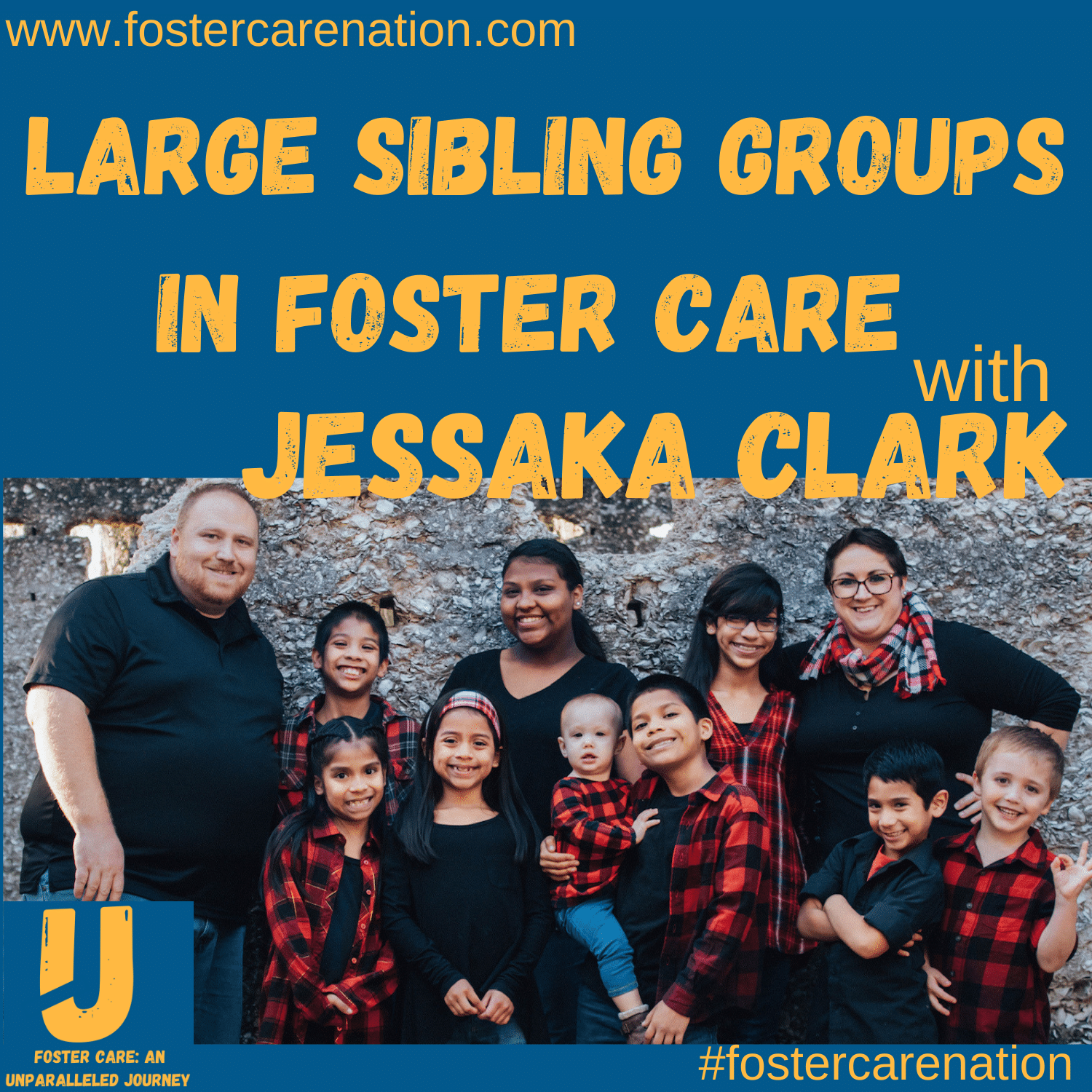 Large sibling groups in foster care with jessaka clark